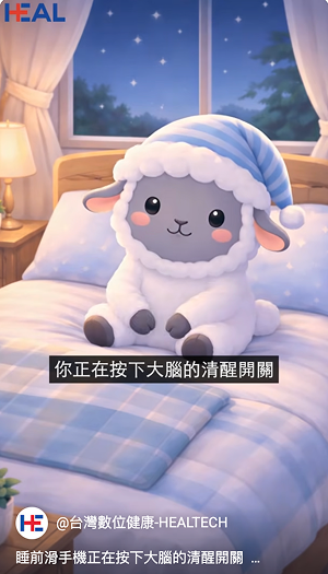 睡前滑手機正在按下大腦的清醒開關影片截圖